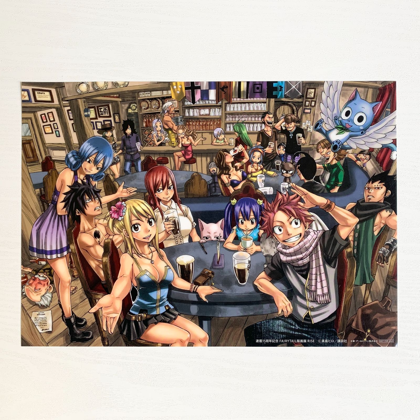 FAIRYTAIL フェアリーテイル 版画展 RISE WEB来場予約特典 A4クリア