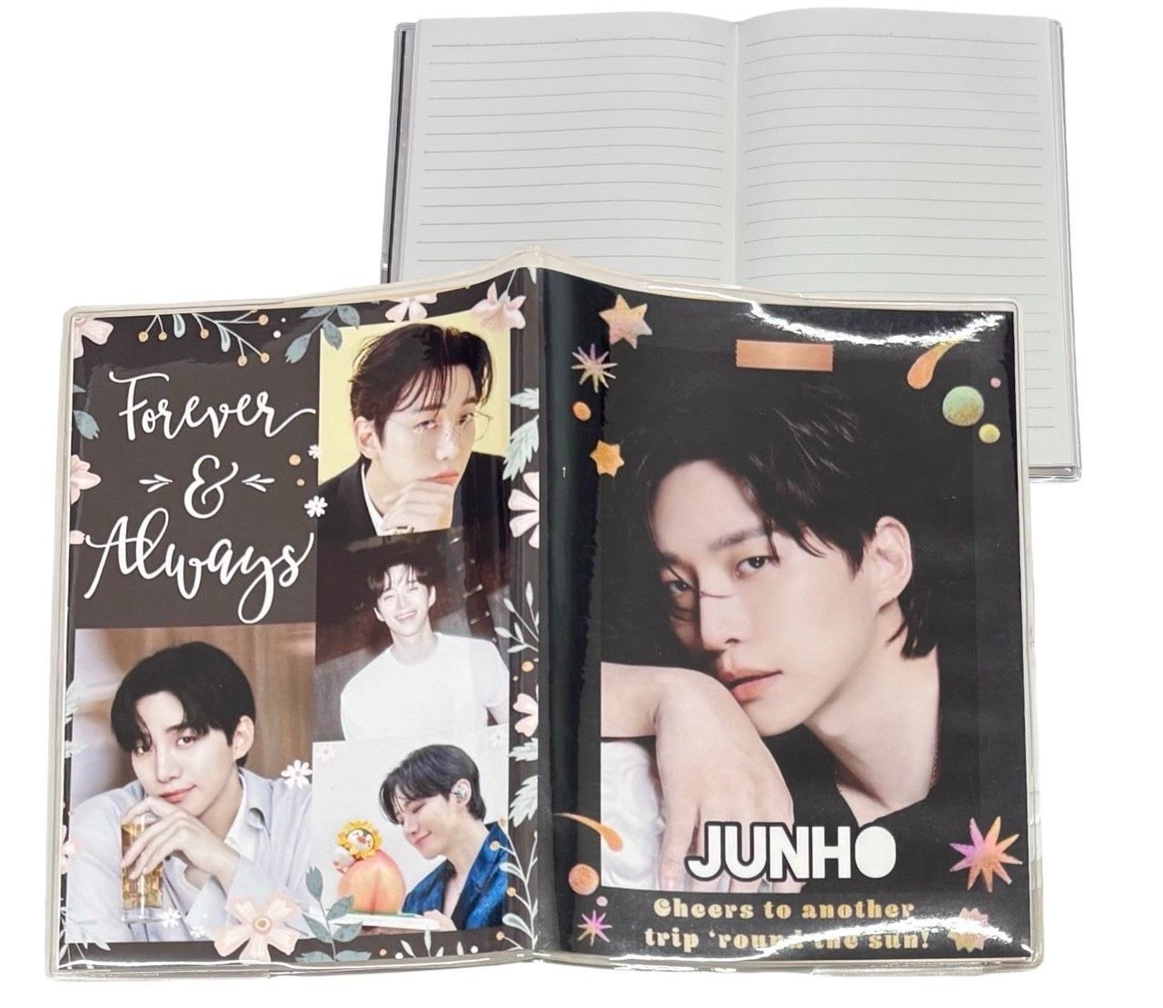 ジュノ 2PM ビニールカバーノート 手帳 A6サイズ 韓流 グッズ fy058-1a