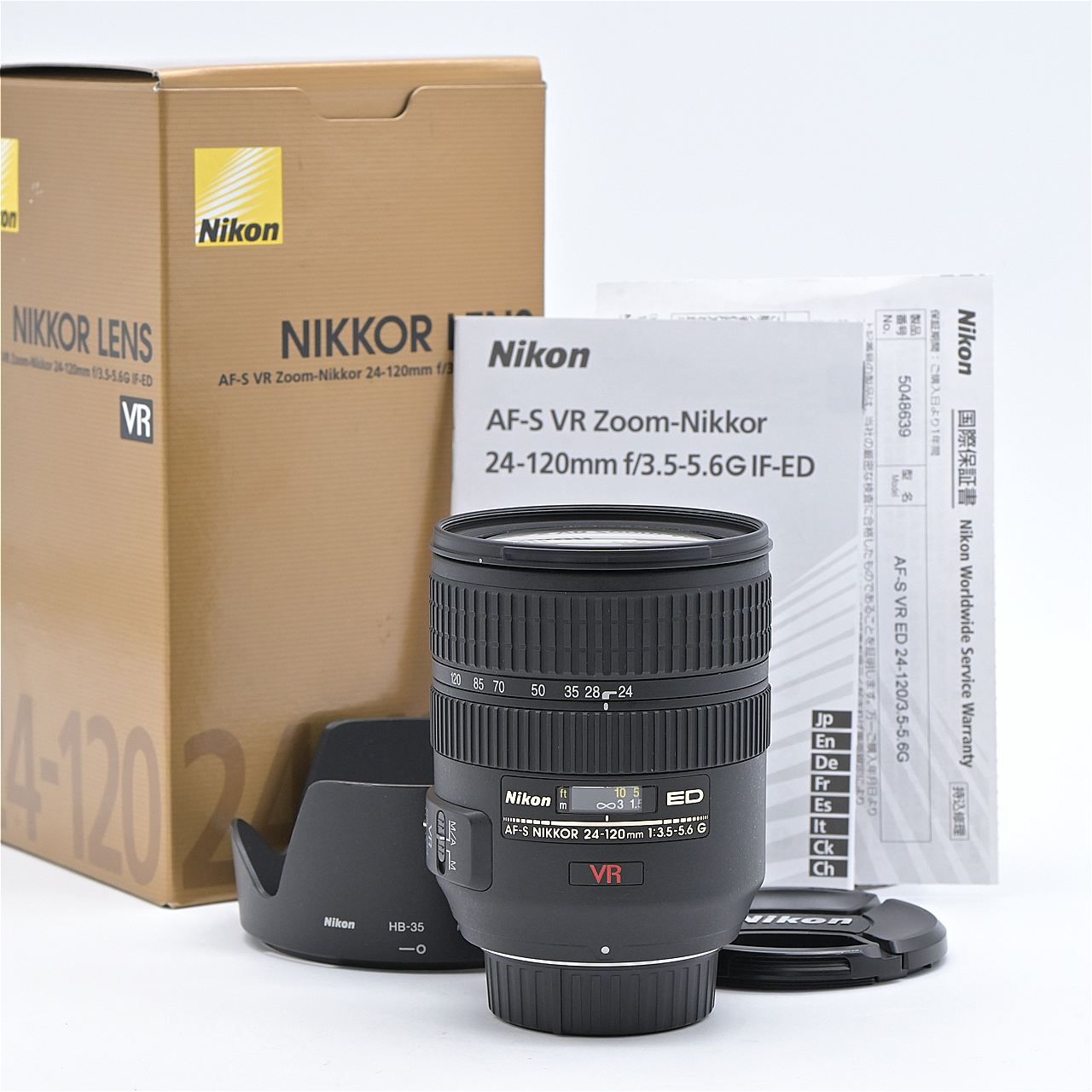 Nikon ニコン AF-S NIKKOR 24-120mm F3.5-5.6G IF 交換レンズ【中古