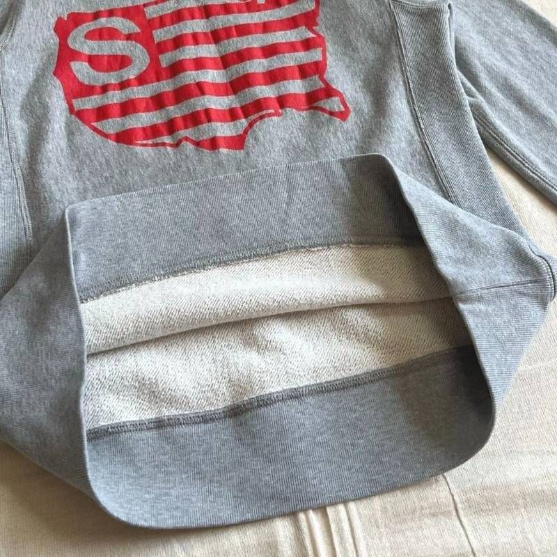 00s archive stussy ステューシー アメリカ地図グラフィック Sロゴ 両