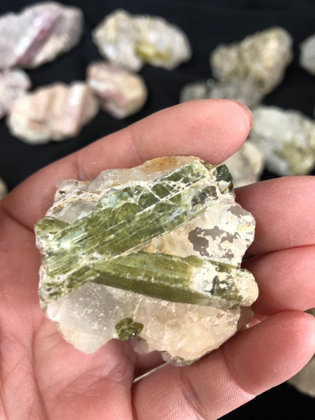 ピンク＆グリーントルマリン原石BOX|ブラジル産