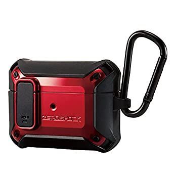 エレコム AirPods Pro対応 ZEROSHOCKLOCKケース レッド AVA-AP2ZEROLRD