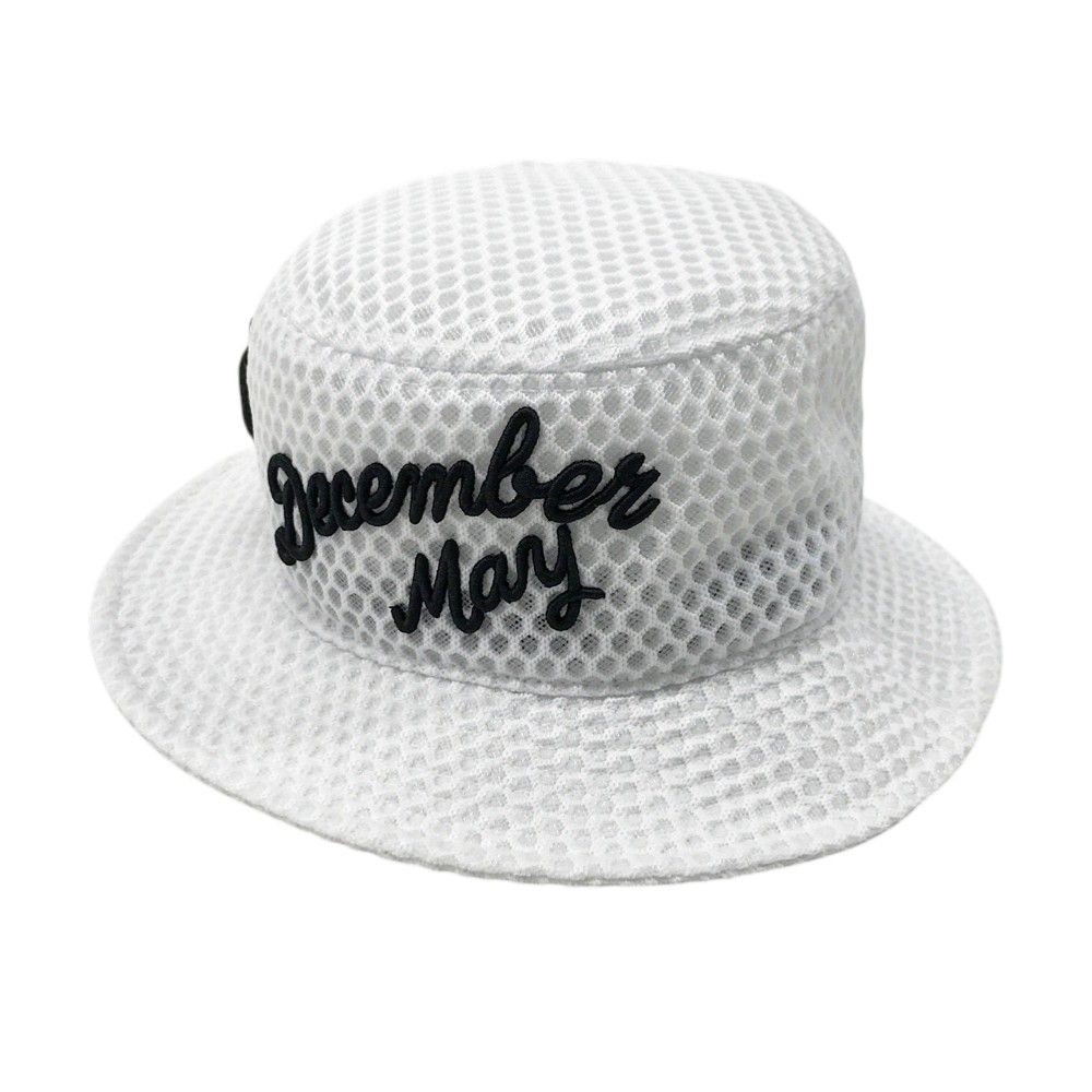 DECEMBERMAY ディセンバーメイ メッシュ バケットハット ホワイト系