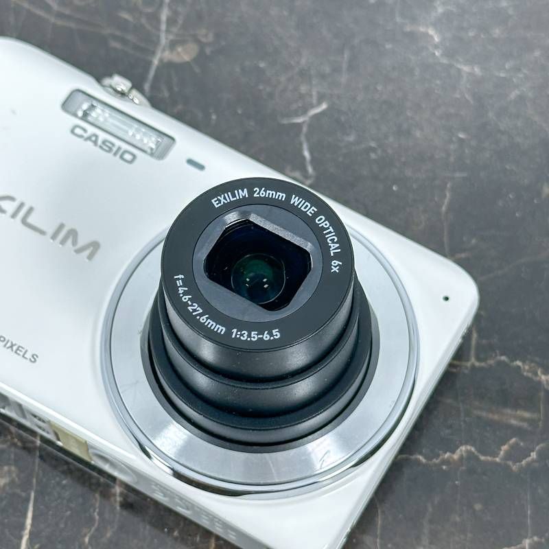 美品】CASIO EXILIM EX-ZS26 ホワイト コンパクトデジタルカメラ 1610
