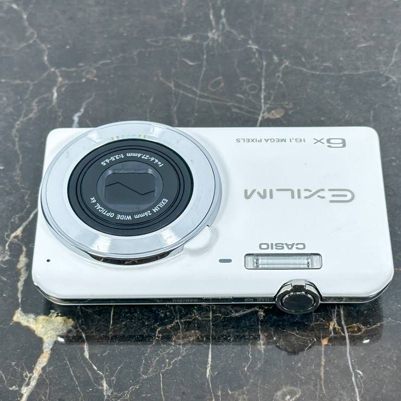 美品】CASIO EXILIM EX-ZS26 ホワイト コンパクトデジタルカメラ 1610