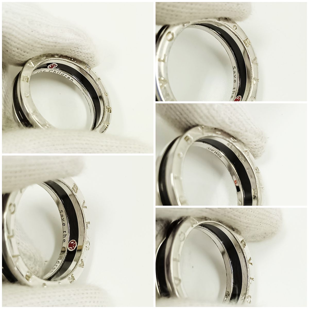 BVLGARI ブルガリ セーブザチルドレン リング ビーゼロワン SV925 64 