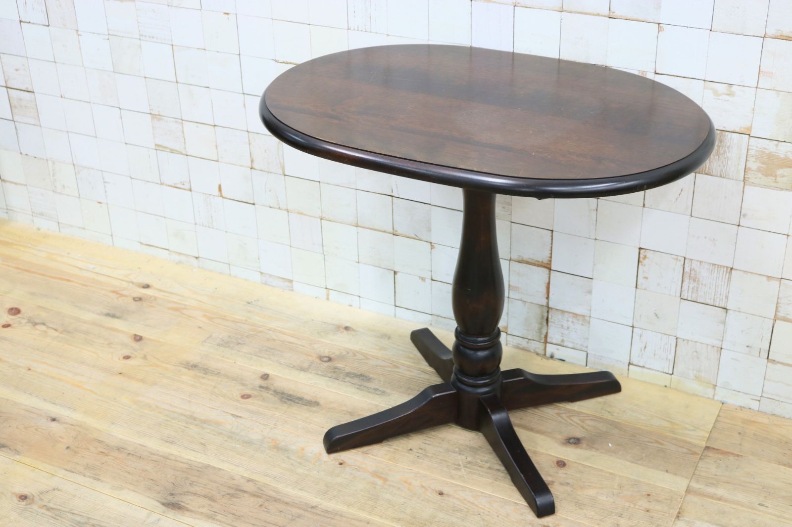 GMIS542○北海道民芸家具 サイドテーブル コーヒーテーブル 花台