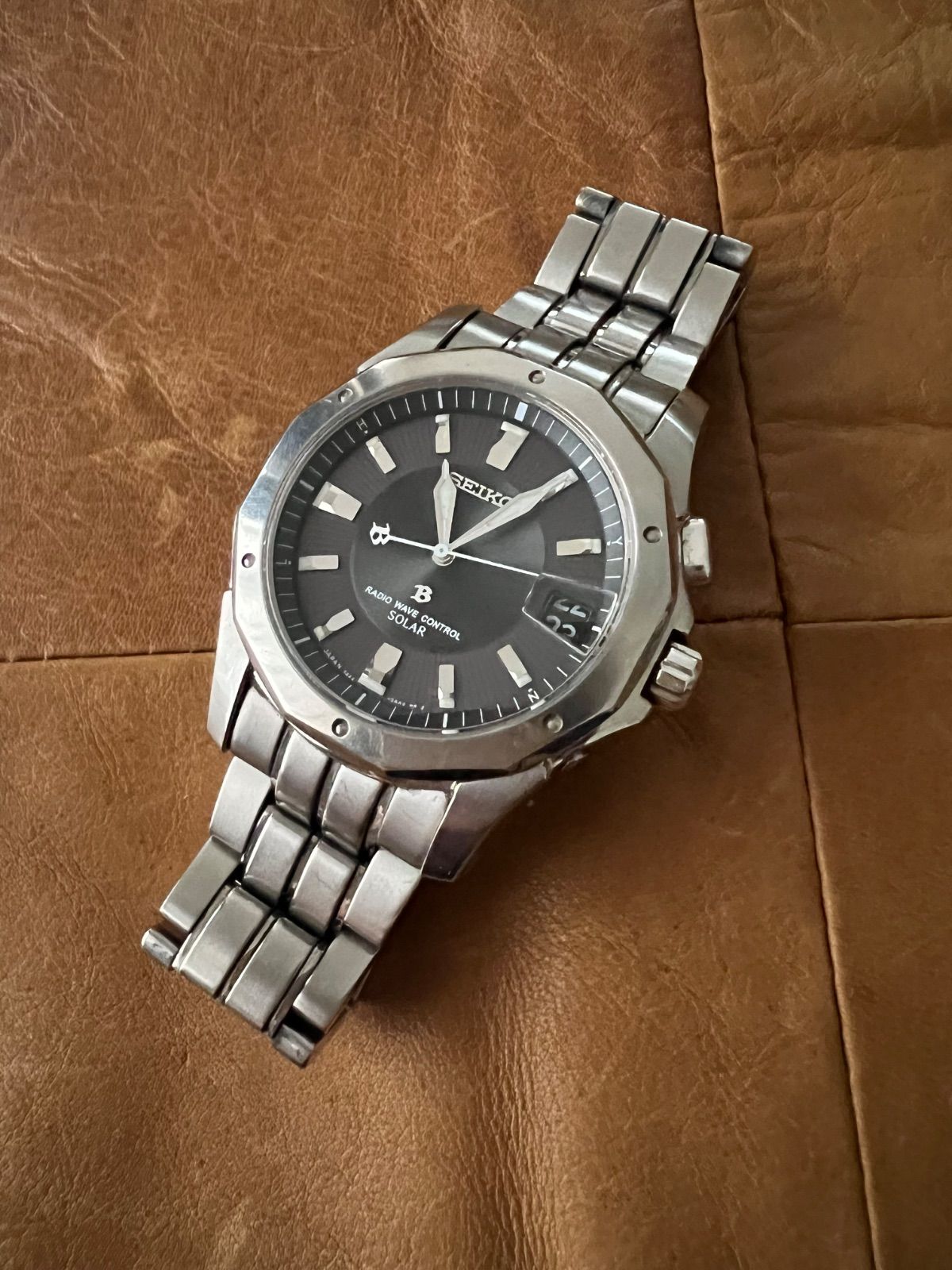 【稼働品】SEIKO ブライツ 電波ソーラー 7B22-0AC0 電波ソーラー 美品 希少SEIKO セイコー ブライツ チタン 7B22-0AC0 【1