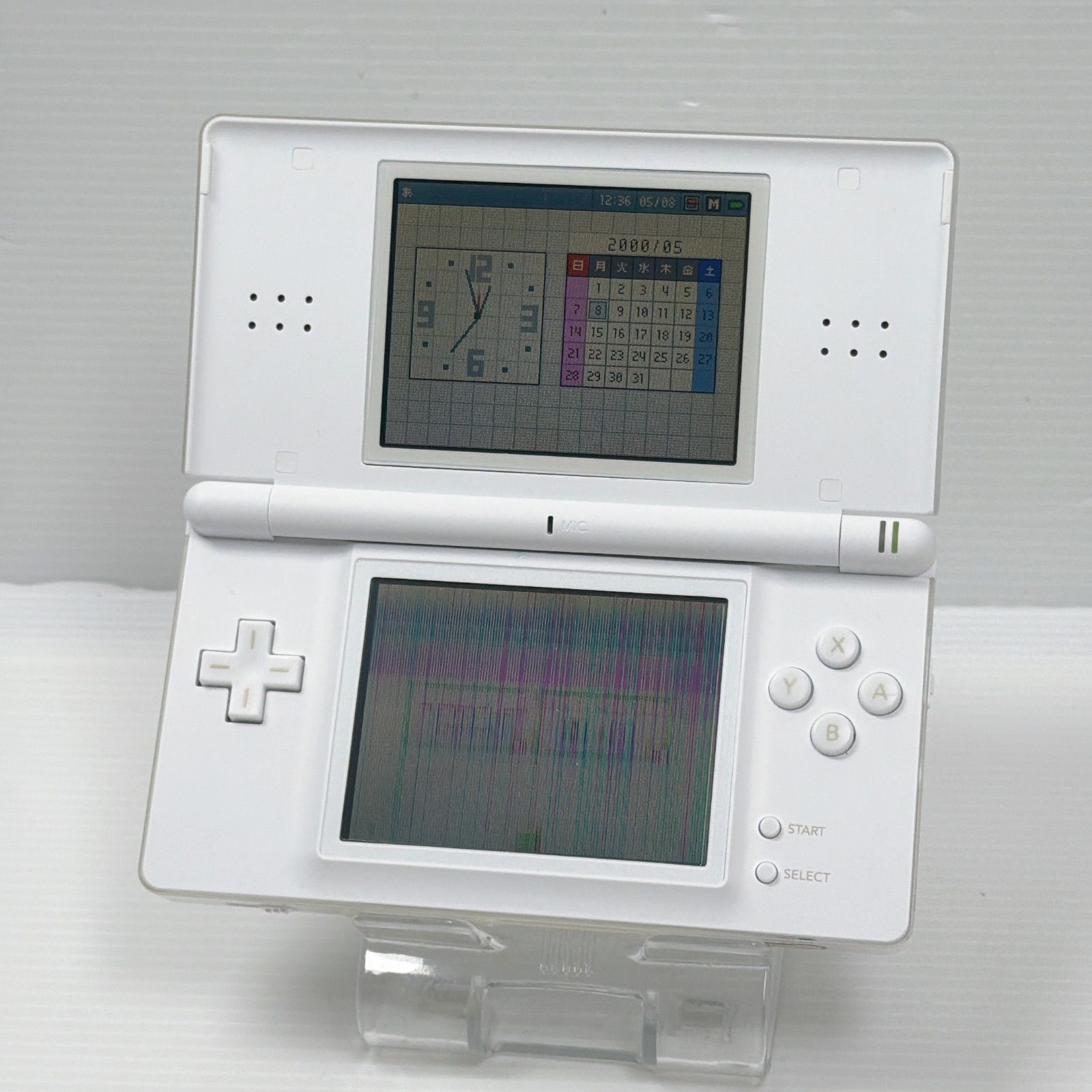 ジャンク品 DS Lite メタリックロゼ ノーブルピンク クリスタル 