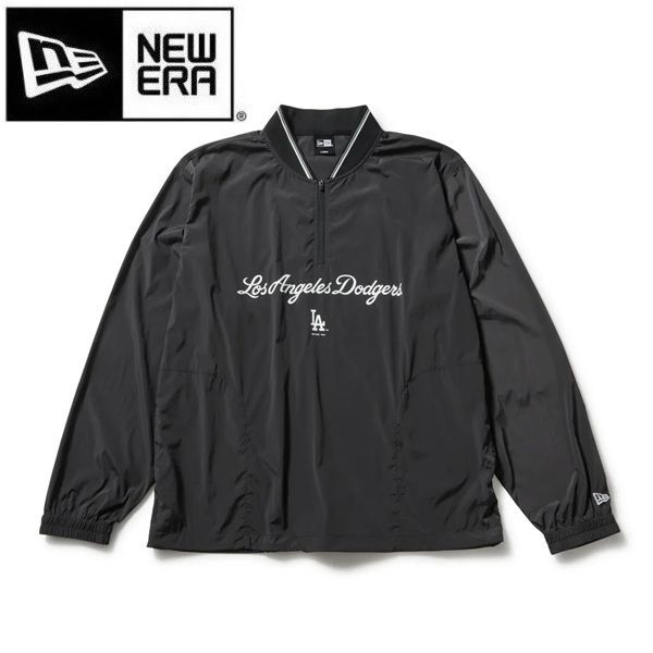 ニューエラ ゴルフ ウーブン プルオーバー ハーフジップ ロサンゼルス