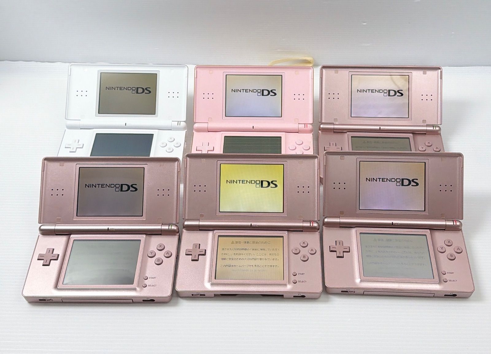 DS Lite メタリックロゼ ノーブルピンク クリスタルホワイト 6台セット