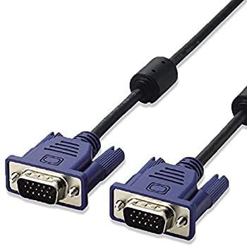 エレコム ディスプレイケーブル D-sub15ピン VGA-VGA スリム RoHs対応 5m ブラック CAC-50BK/RS