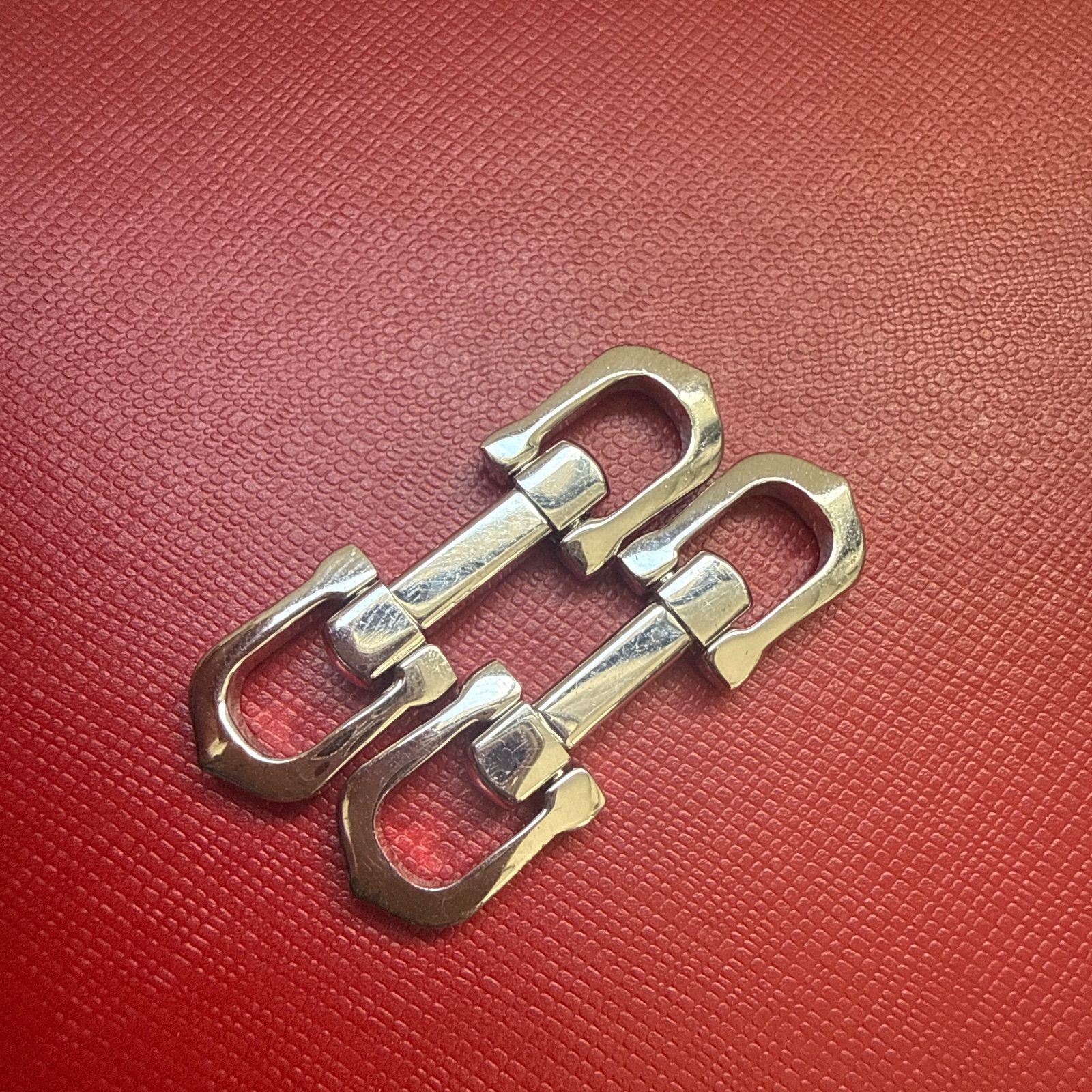 Cartier カルティエ Ag925スターリングシルバーカフス Cデコール