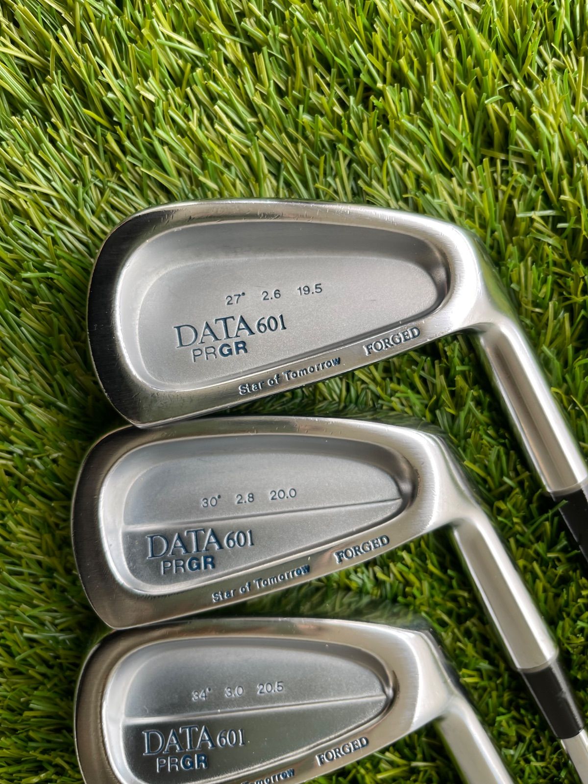 ギア アイアン 3本 右 PRGR DATA601 スチール FORGED 三浦技研 - メルカリ