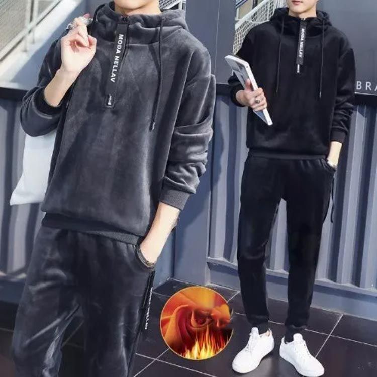 ベロアセットアップ ジャージ スウェット 上下セット メンズ 男性