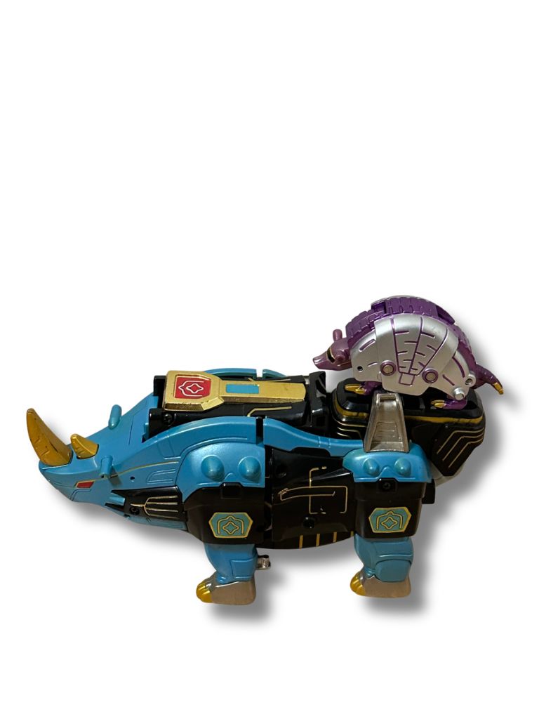 美品 DX バンダイ 百獣戦隊ガオレンジャー ガオライノス＆ガオマジロ