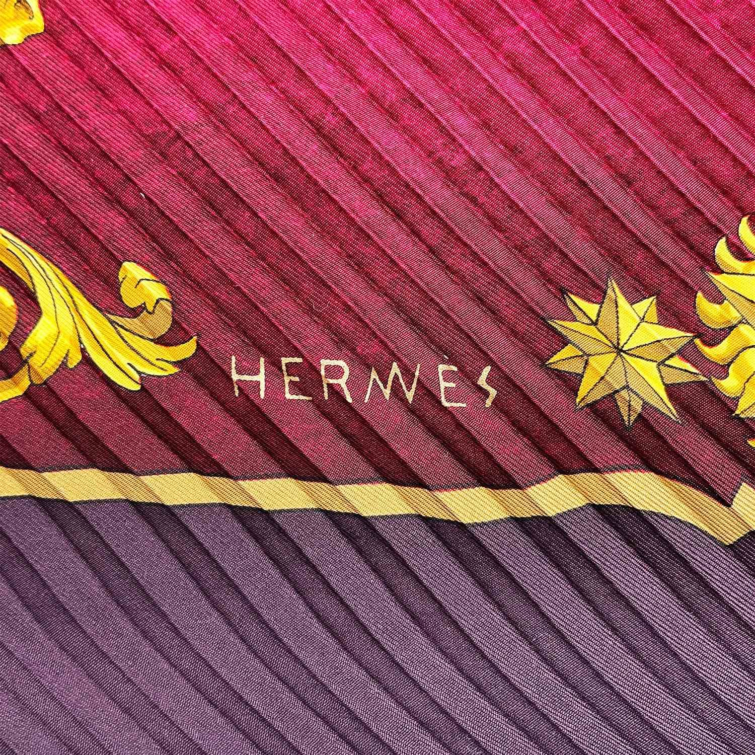 HERMES エルメス プリーツ カレ90 COSMOS コスモス 宇宙観