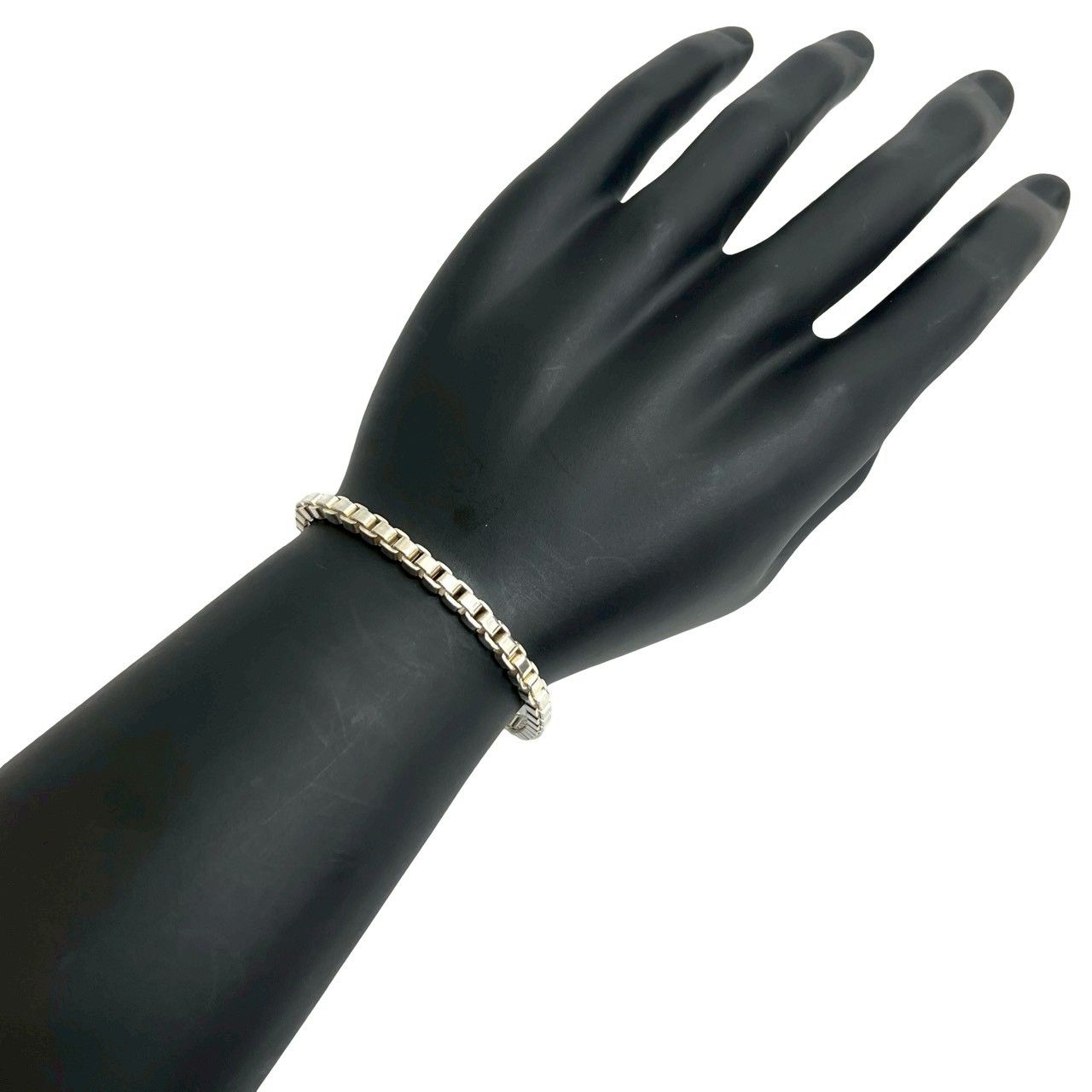 極 美品 保存箱付 TIFFANY&Co. ティファニー ベネチアン ロゴ 刻印