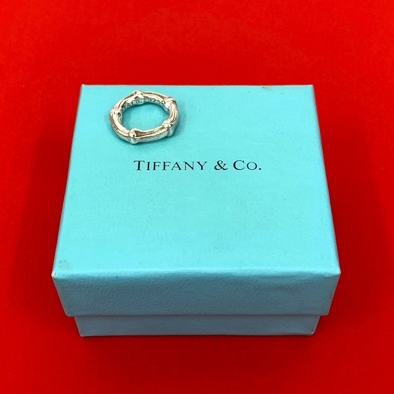 極 美品 TIFFANY&Co. ティファニー バンブー リング シルバー925 指輪