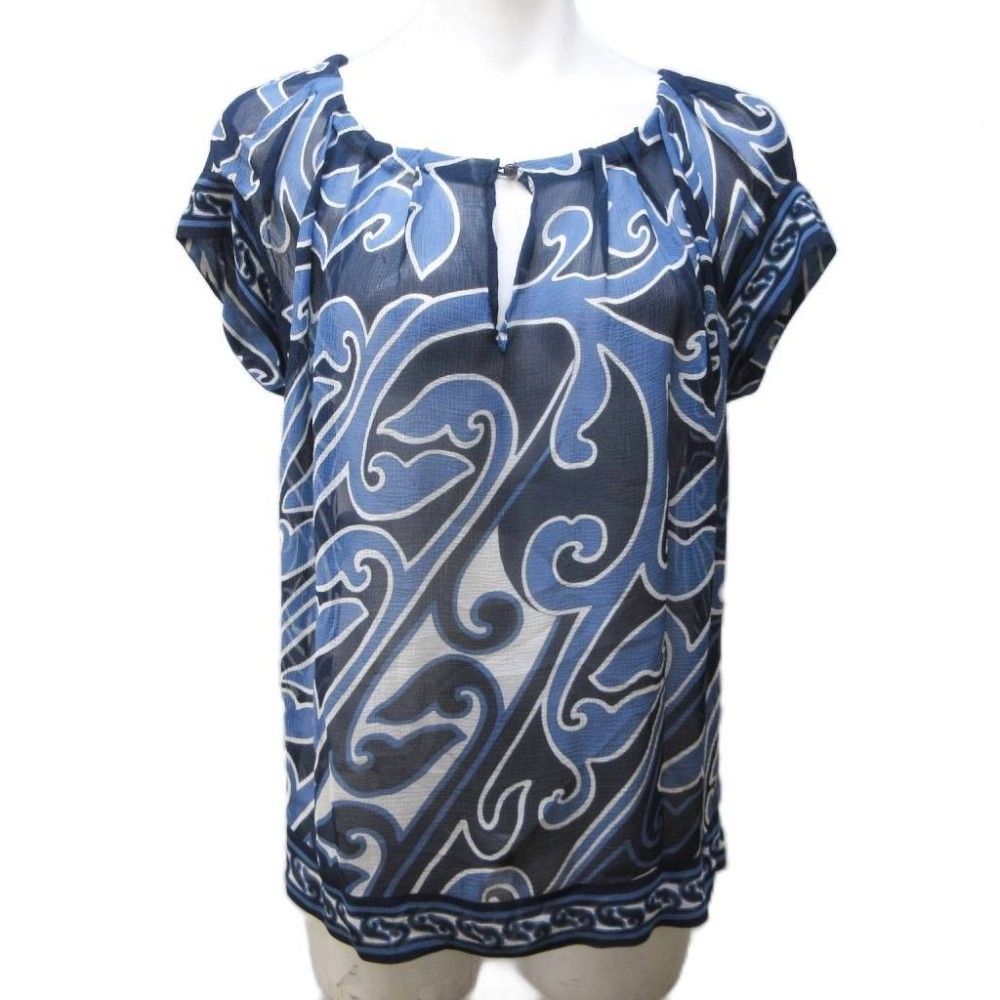 レオナール LEONARD PARIS 最高級ライン ブラウス カットソー シルク