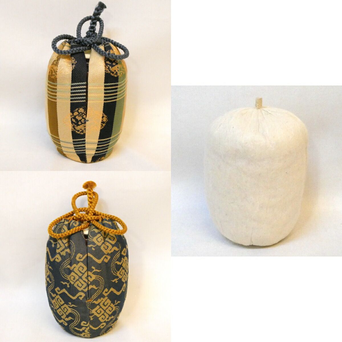 鵬雲斎宗匠御書付】山十窯 加藤光右衛門作 瀬戸 茶入 眼鏡箱 仕覆二つ