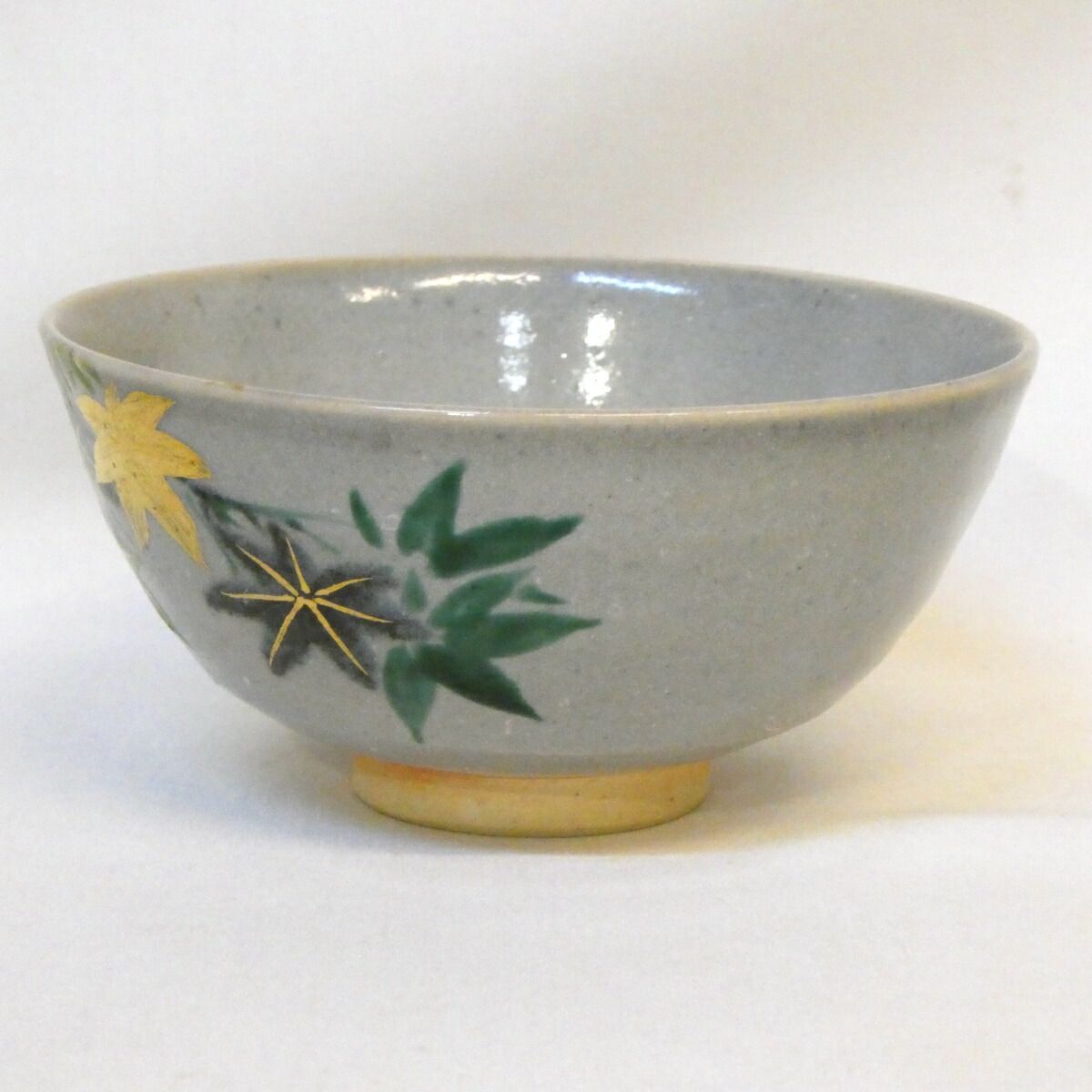 三月の特売品】眞葛焼 宮川香斎(真葛香斎)作 青楓之絵 茶碗 合茶碗