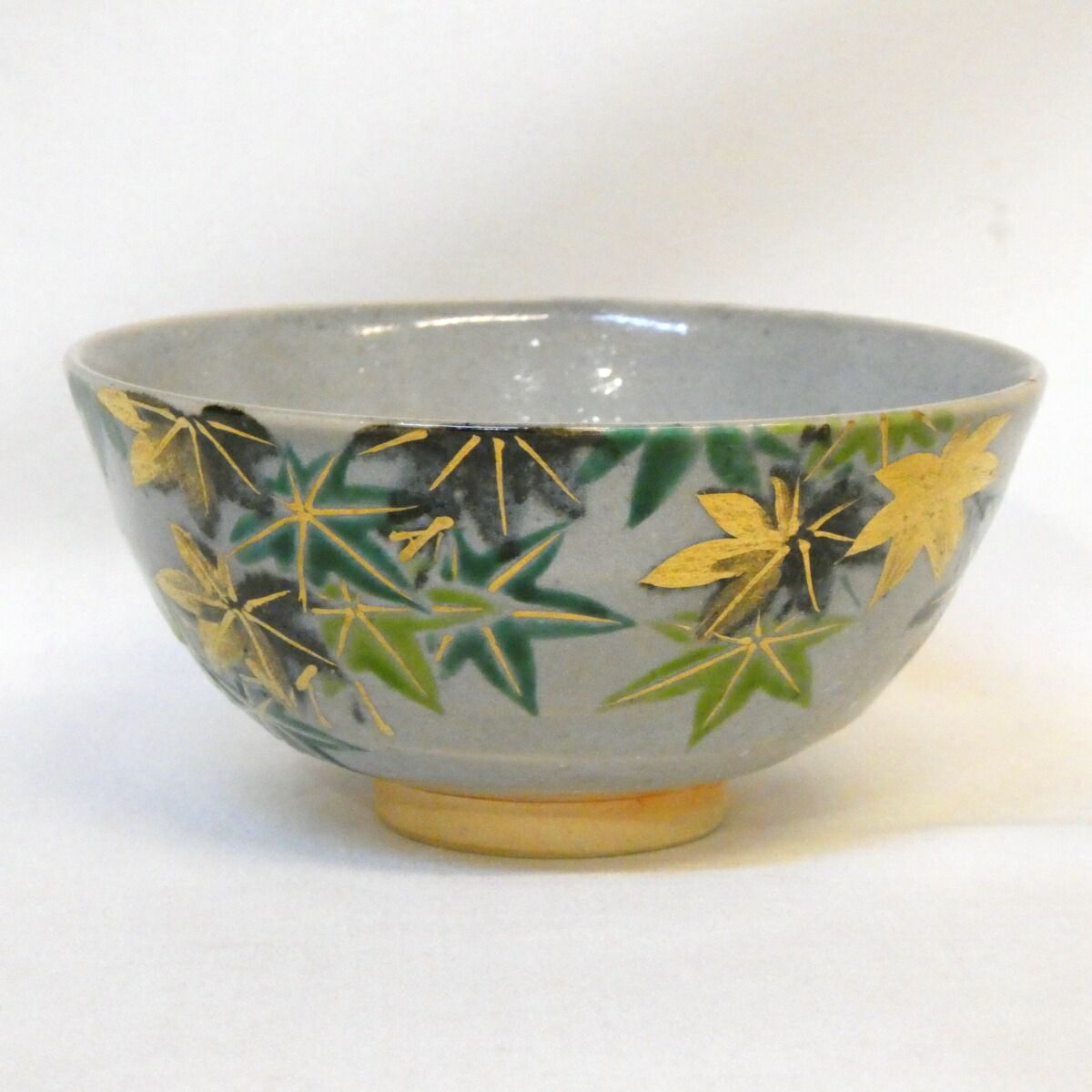 三月の特売品】眞葛焼 宮川香斎(真葛香斎)作 青楓之絵 茶碗 合茶碗