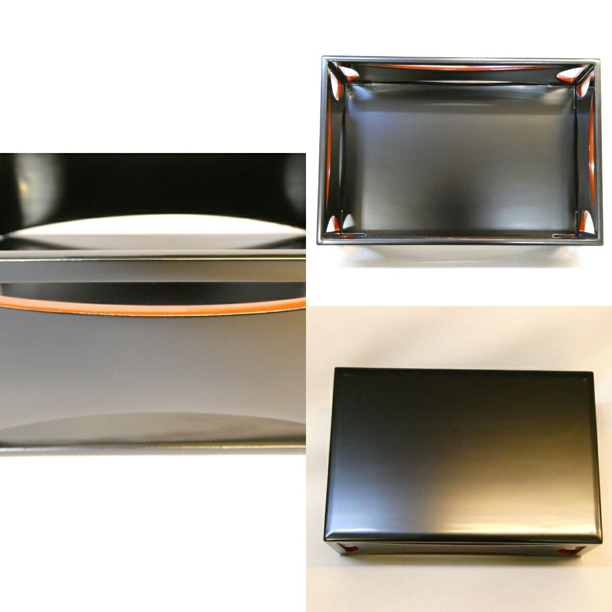 三月の特売品】山中塗 助田宗明作 黒真塗爪紅 糸巻透莨盆 茶道具 煙草