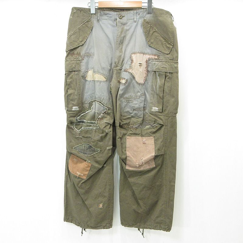 三重本店】 中古 SAPEur | サプール M-65 Re:MAKE CARGOPANTS リメイク