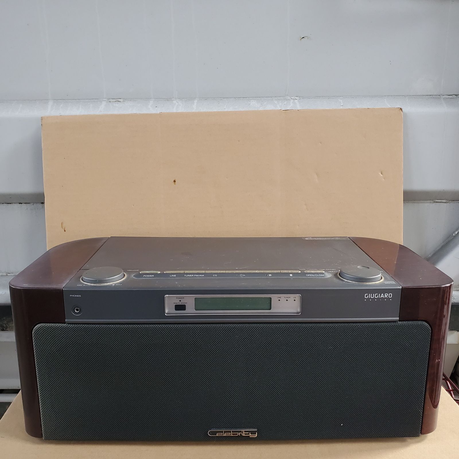 ジャンク】SONY ソニー セレブリティD-3000 CDラジオ ジウジアーロ