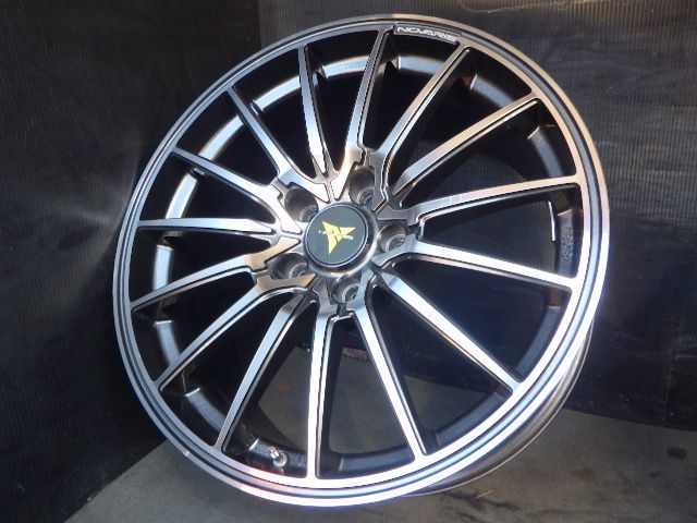 【3609】A送料無料▲Weds NOVARIS BEONDE FL▲18x8.0J 5穴 114.3 +42▲4本 26101617 3609】A送料無料△Weds NOVARIS BEONDE FL△18x8.0J 5穴 114.3 +42△4