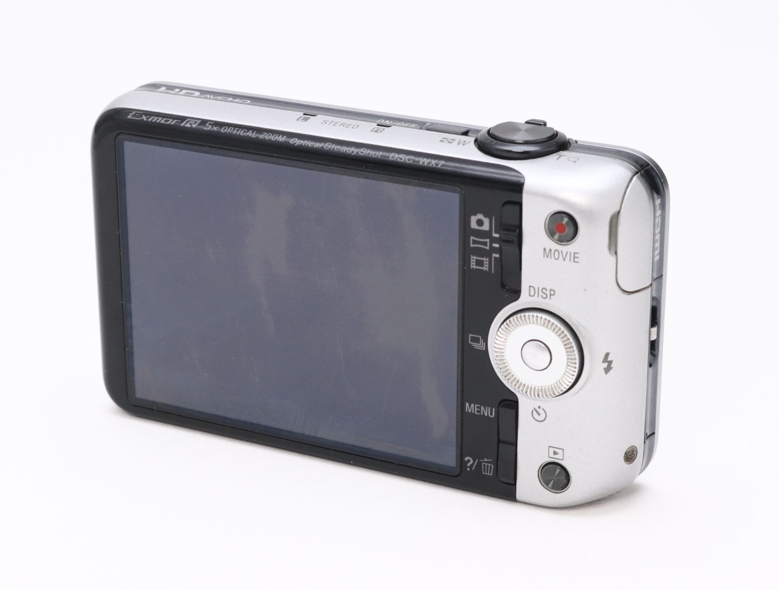 B (並品) SONY ソニー Cyber-shot DSC-WX7 シルバー 初期不良返品対応