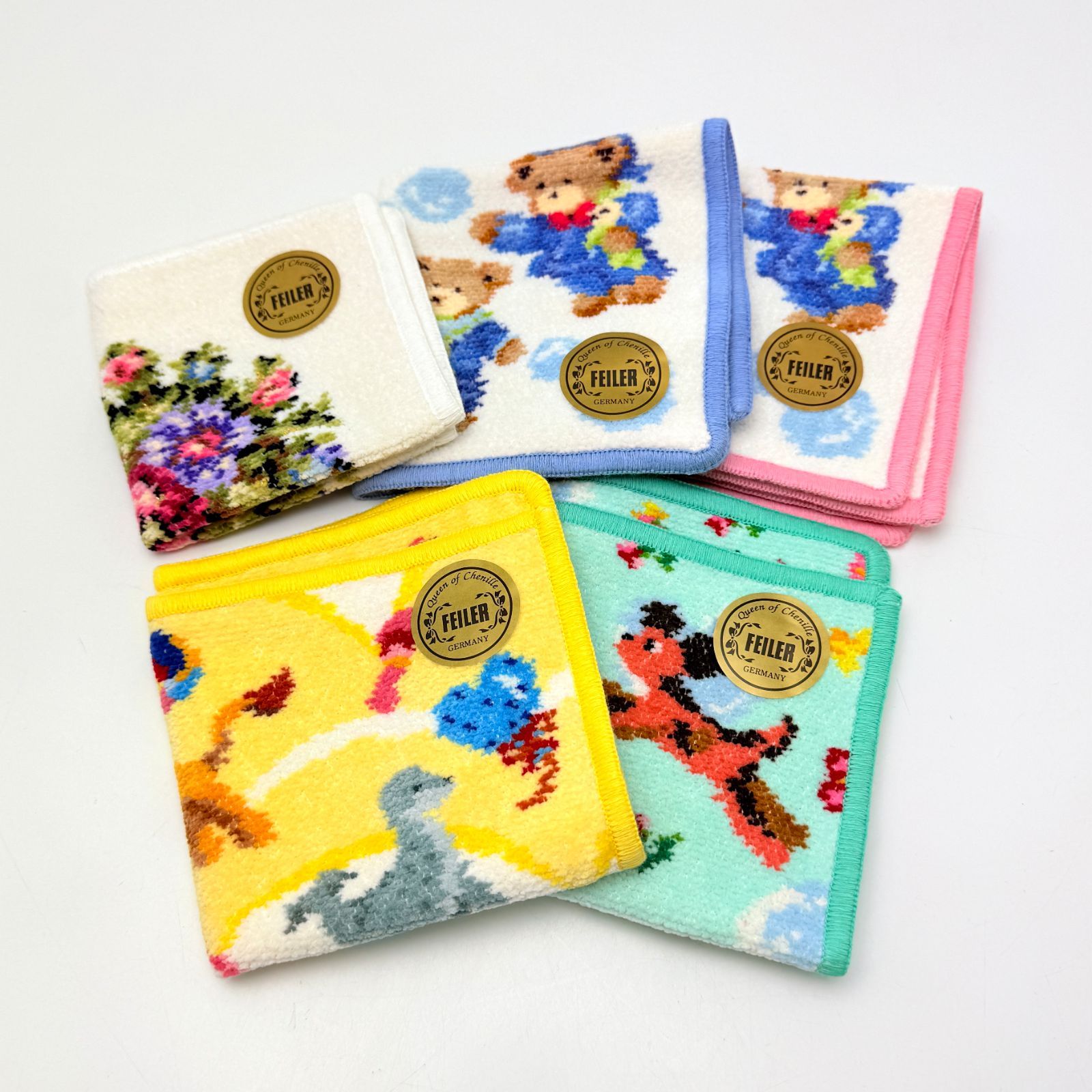 楠本質店/元住吉】未使用品 フェイラー/FEILER ハンカチ5枚セット