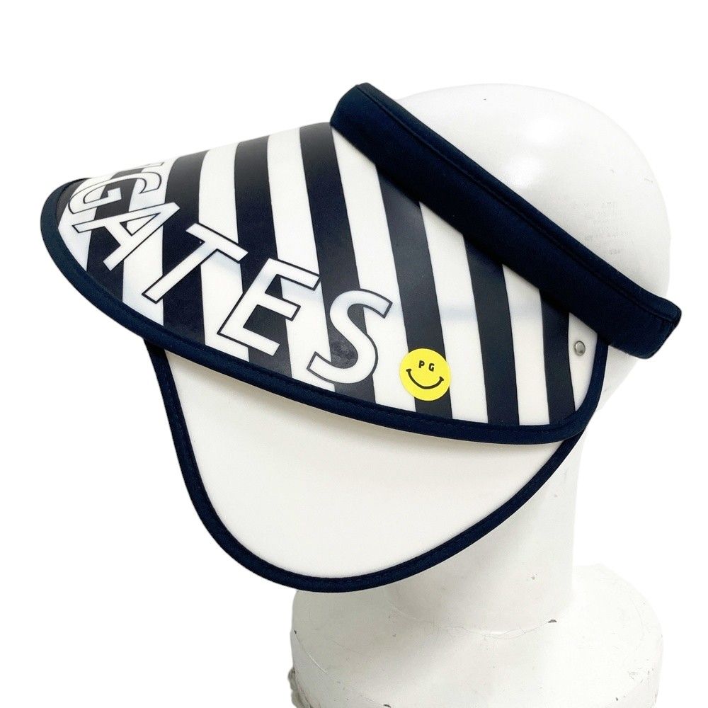 PEARLY GATES パーリーゲイツ つば広サンバイザー ニコちゃん