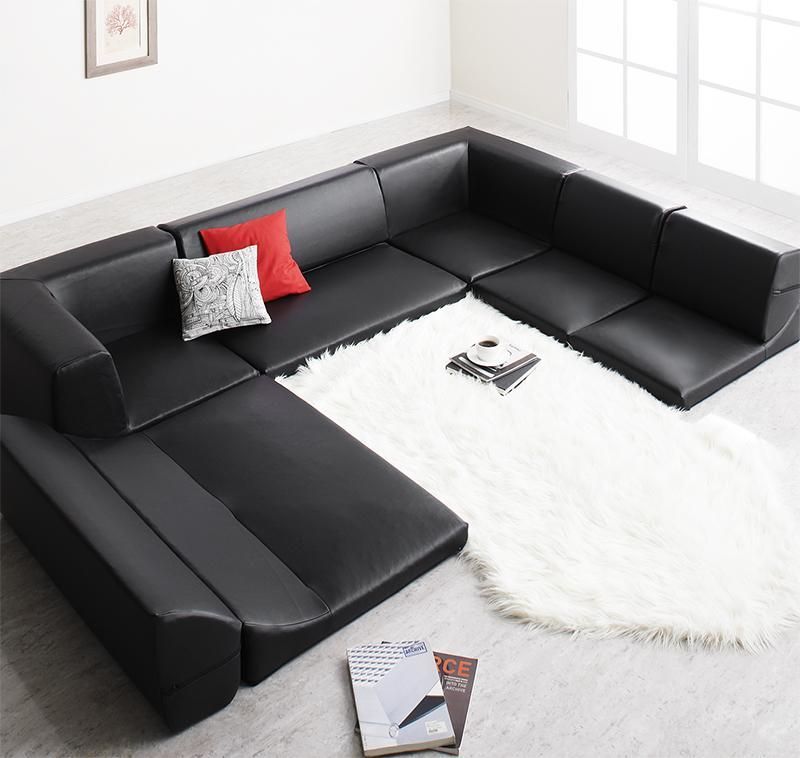 レザー コーナーソファ