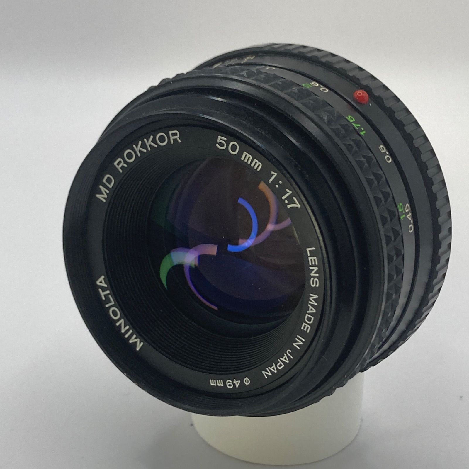 極上品/黄変除去済】Minolta MD ROKKOR 50mm F1.7 シリアル5313119