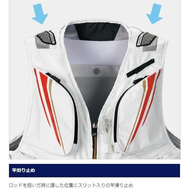 シマノ 2WAYショートベスト VE-022T ブラック Mサイズ / 鮎ベスト