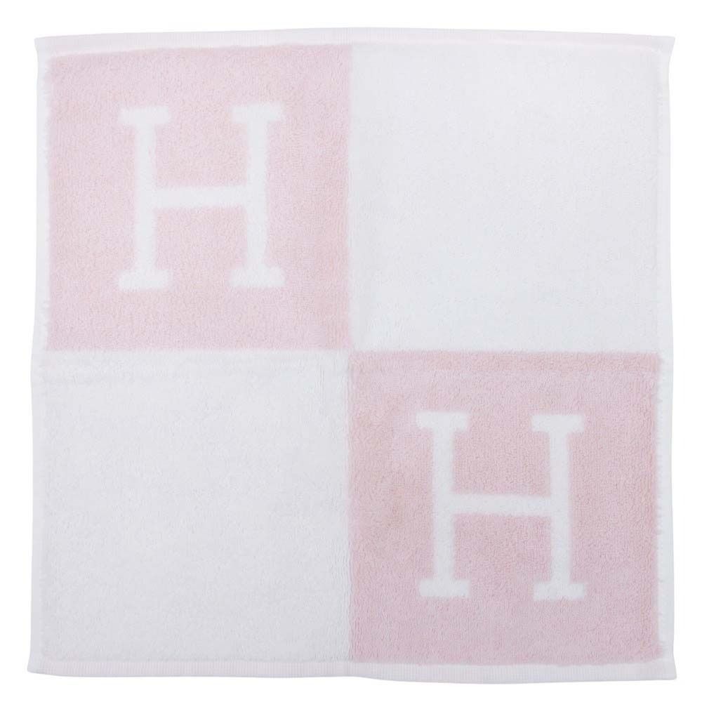 未使用 HERMES エルメス カレタオル アヴァロン Hロゴ ハンカチ パイル