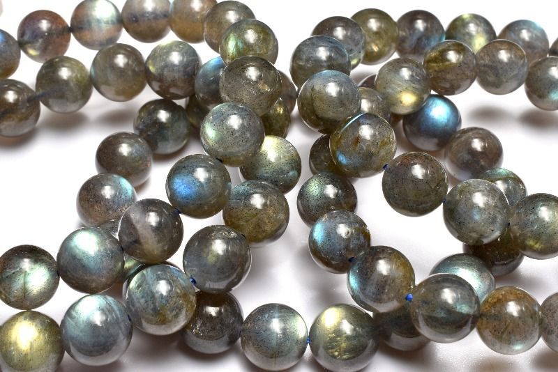 幻想◇レインボーシラー ラブラドライト 10.5mm ブレスレット 1個売り