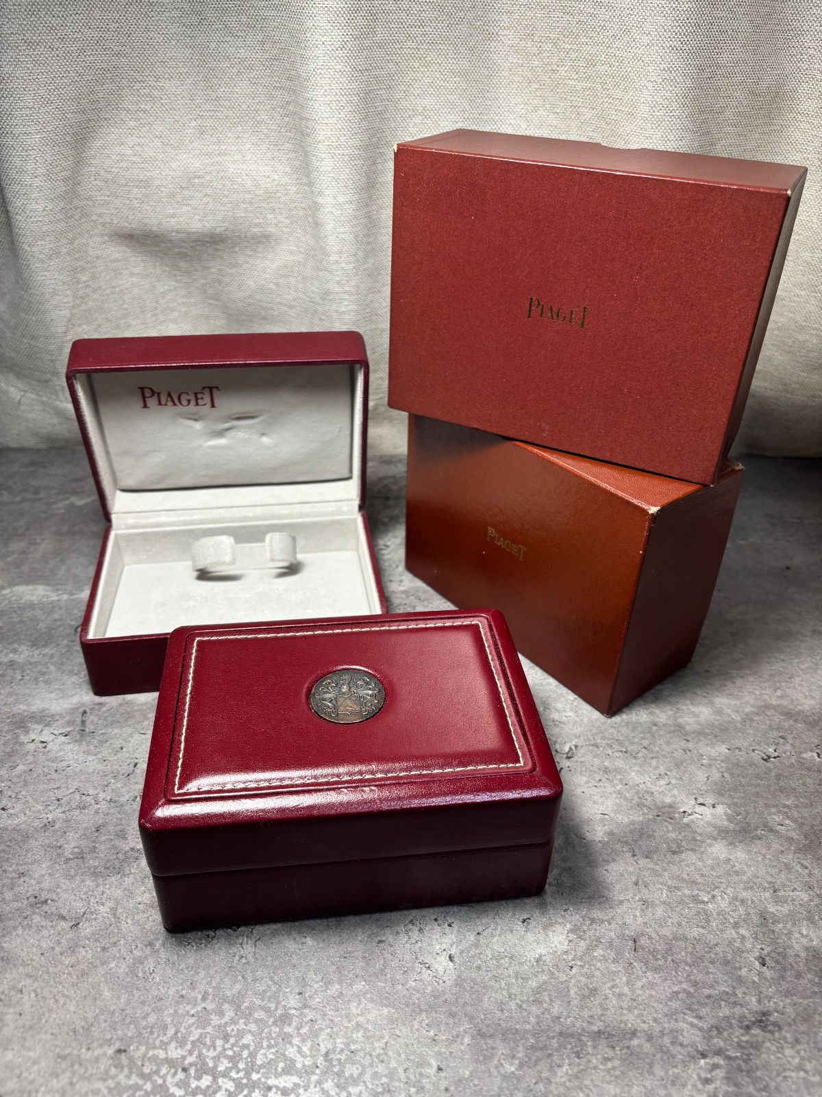 ピアジェ Piaget アンティーク ヴィンテージ 空箱 時計ケース BOX 2P