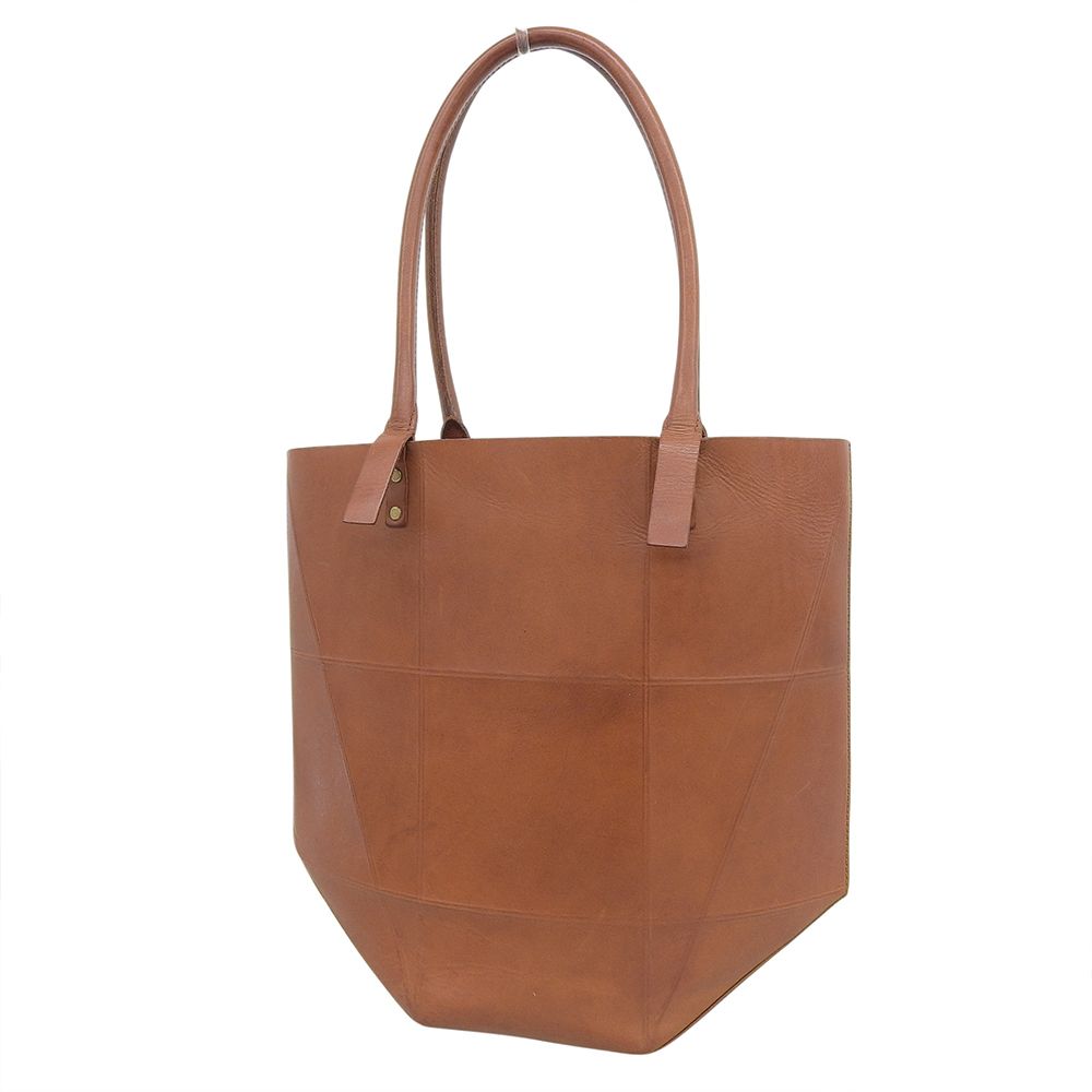 ゲンテン 茶 革 W53 cm トート＆ショルダー GENTEN 美品 ゲンテン