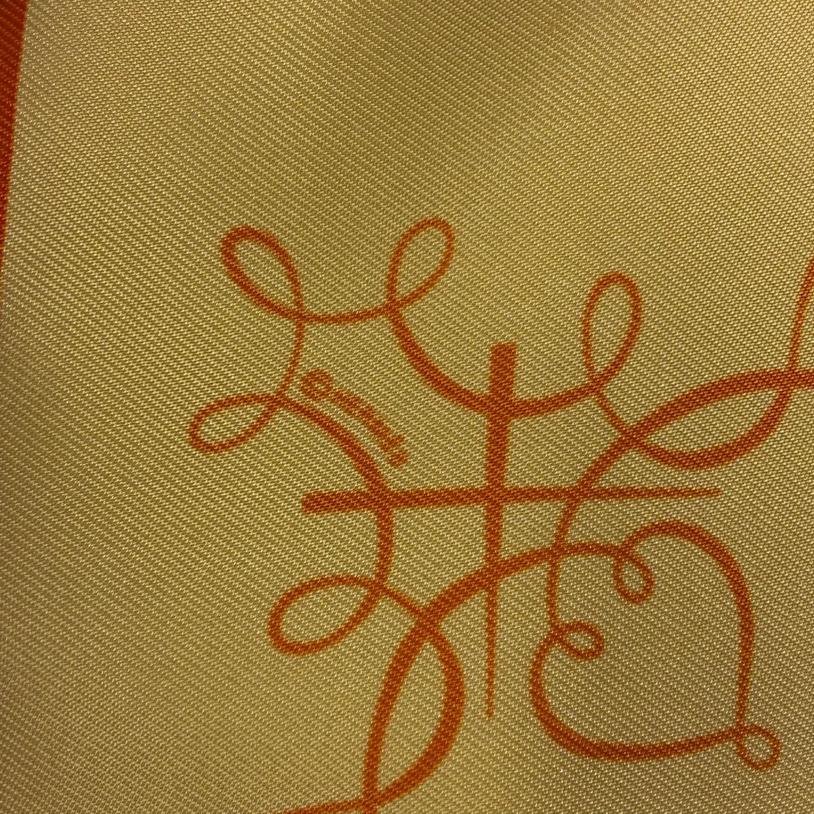 未使用品 HERMES エルメス スカーフ シルク カレ45 LART DECRIRE 書の