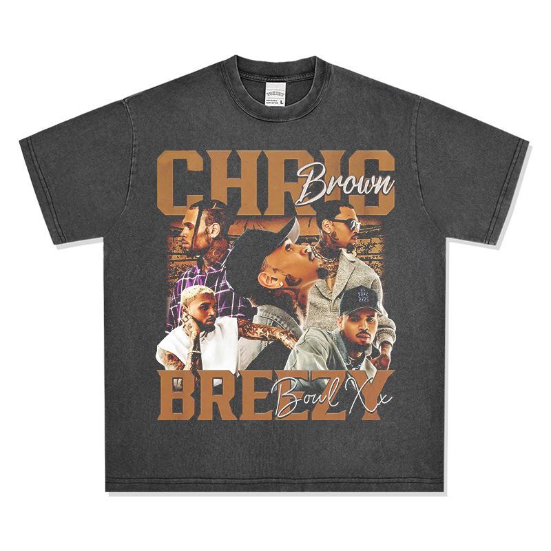 Chris Brown クリス・ブラウン ヴィンテージ加工 Tシャツ 半袖
