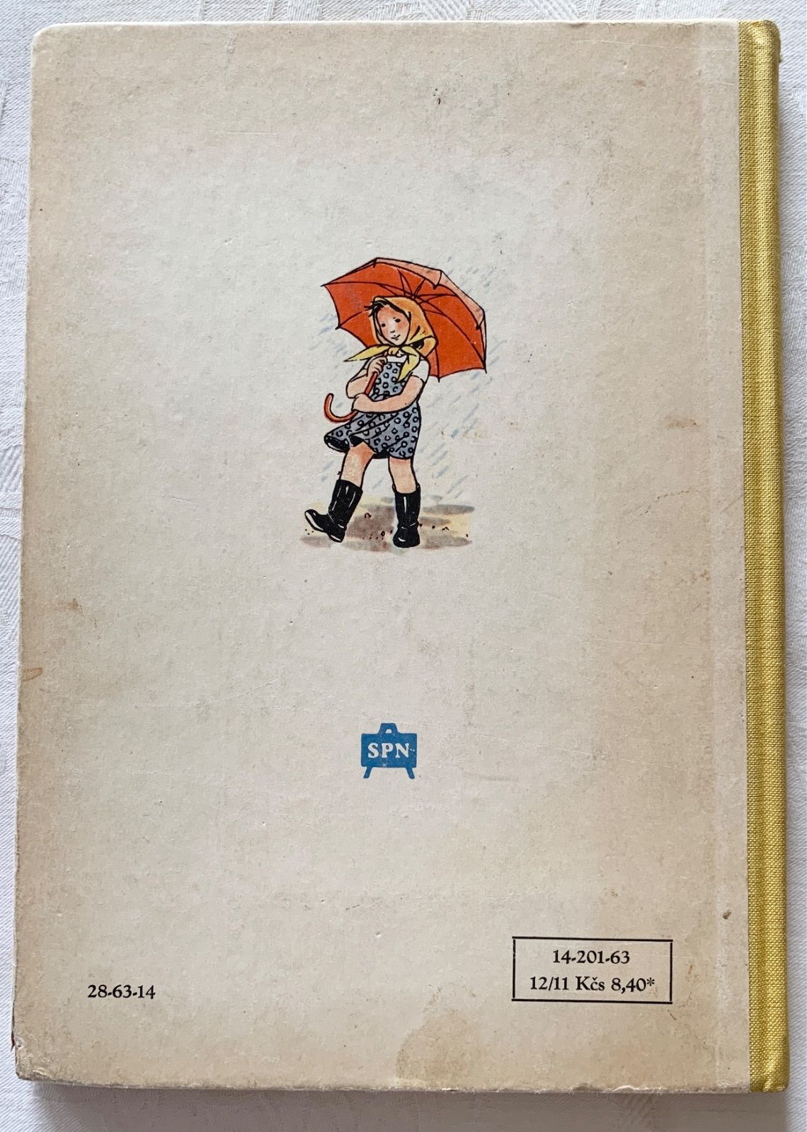 1963年-素朴で可愛いチェコ教科書 東欧ビンテージ ドイツ語テキスト