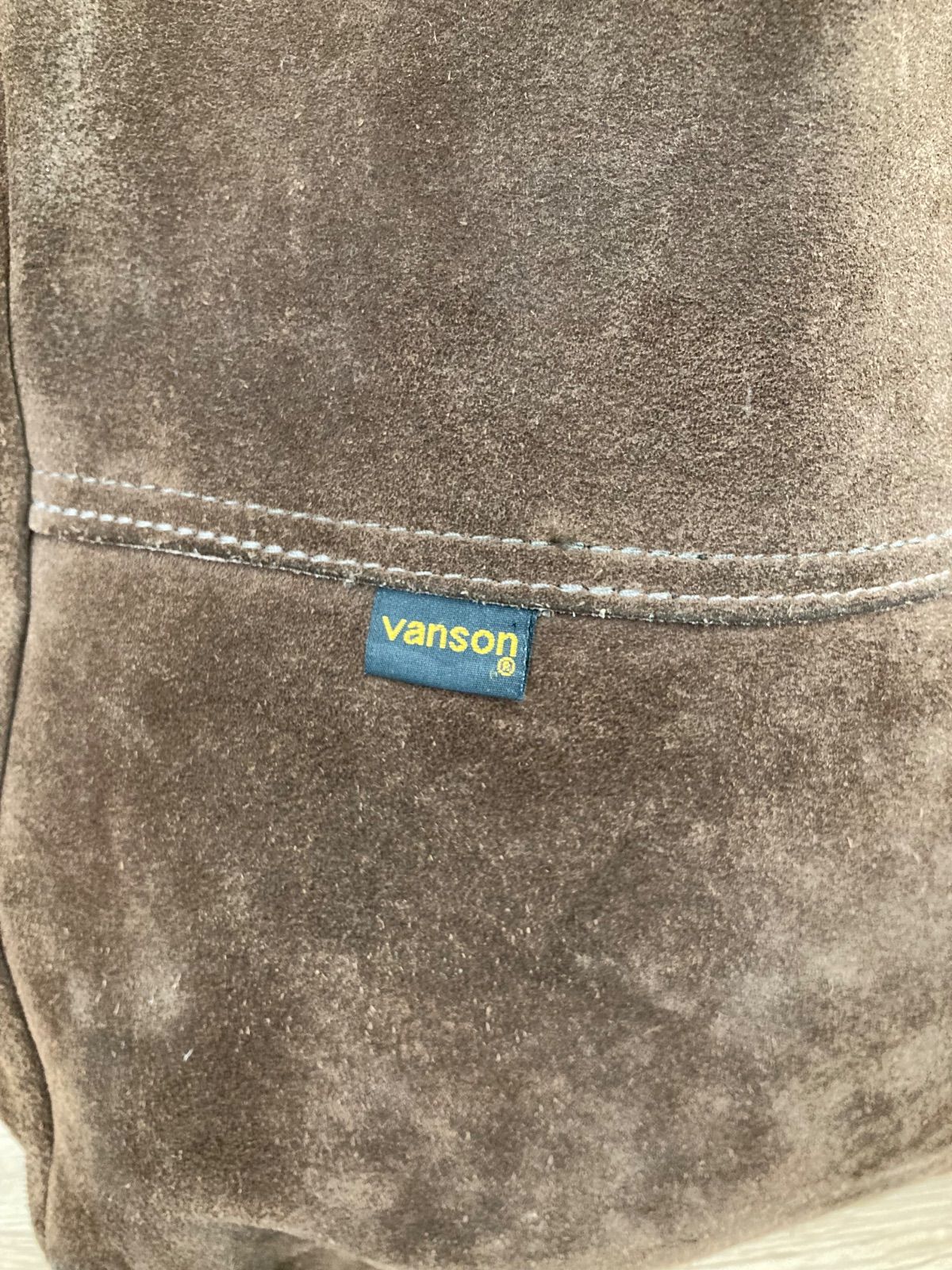 vanson バンソン 90s レザー スウェード トートバック ブラウン 平塚店 