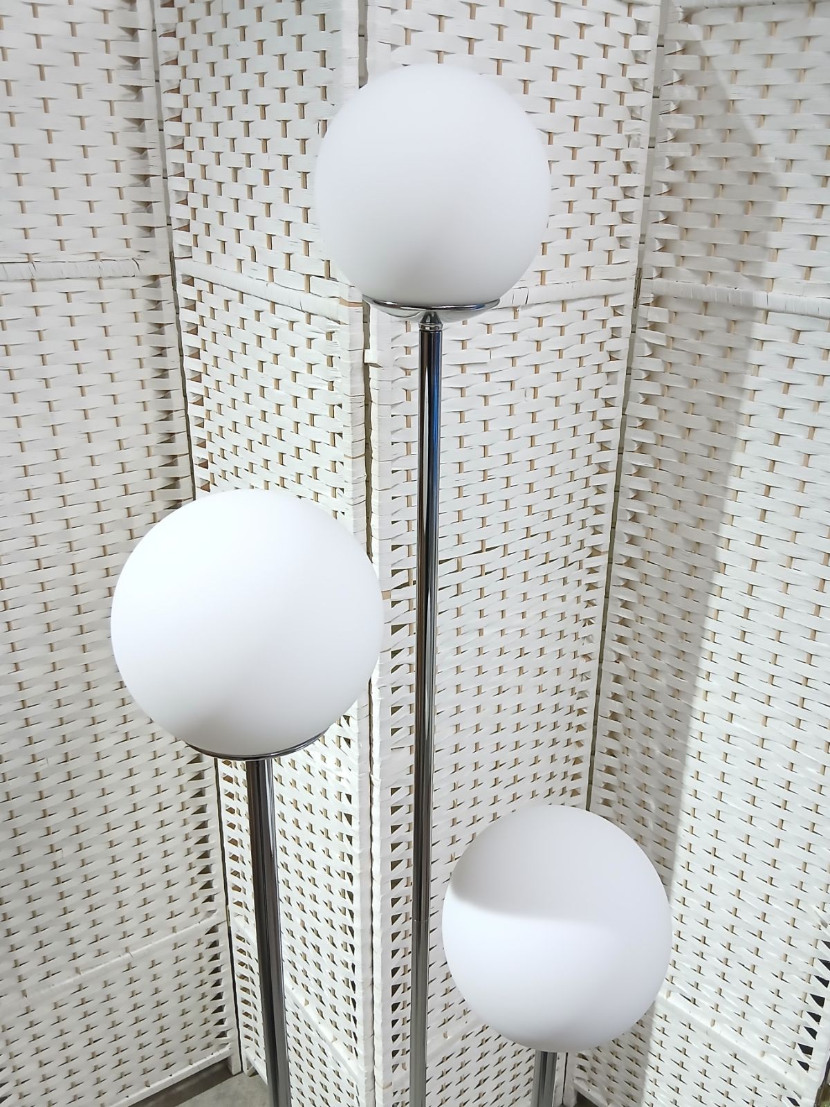 IKEA イケア SIMRISHAMN スィムリスハムン フロアランプ クロムメッキ