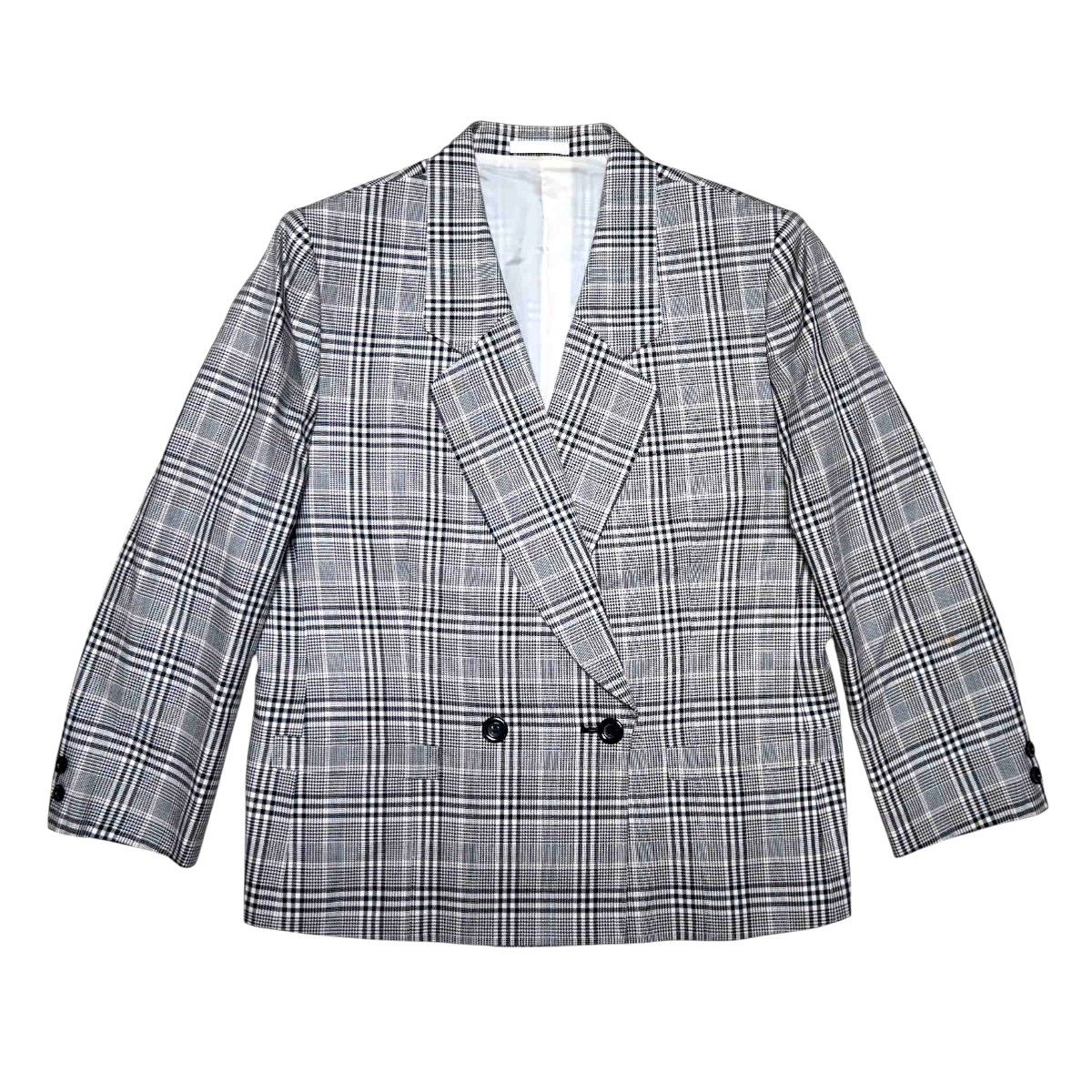 BURBERRYS バーバリーズ 千鳥柄 ウール/シルク ダブルジャケット