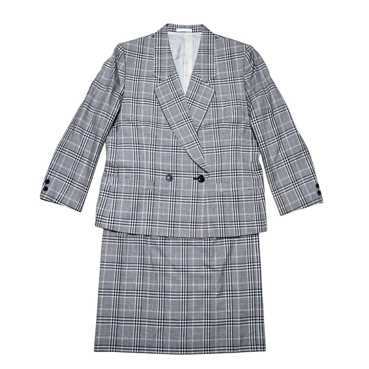BURBERRYS バーバリーズ 千鳥柄 ウール/シルク ダブルジャケット