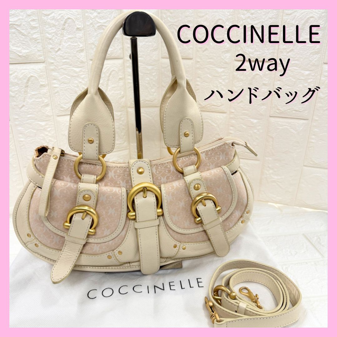 COCCINELLE（コチネレ） 2WAYハンドバッグ てんとう虫柄ショルダー 