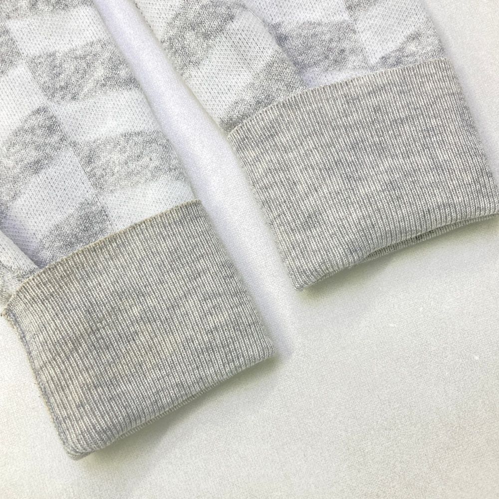 サイズ：M DESCENTE GOLF デサントゴルフ ウール混 長袖ニットセーター